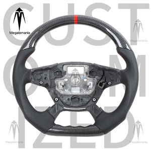 Volant en fibre de carbone pour <span class=keywords><strong>Ford</strong></span> Escape1 <span class=keywords><strong>Focus</strong></span> <span class=keywords><strong>ST</strong></span> RS Fiesta MK2 <span class=keywords><strong>MK3</strong></span> Volant LED - Product Image 2
