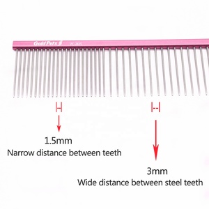 <span class=keywords><strong>Pettine</strong></span> Professionale Baoli ODM per Toelettatura Cani, con Denti Lunghi in Acciaio Inox Colorati, per <span class=keywords><strong>Pelo</strong></span> Annodato di Cani e Gatti - Product Image 3