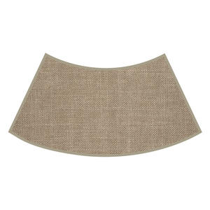 Tapis de bain en imitation lin en forme de U, absorbant et antidérapant, pour la douche, la salle de bain, l'entrée - Product Image 3