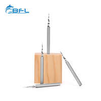 BFL Carburo de tungsteno Single Flauta Grabado End Mills Fresa herramientas Endmill Cutter