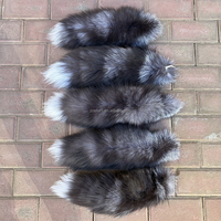 Vente en gros de fourrure de queue de renard blanc de haute qualité pour vêtements et artisanat