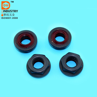 Mur baut dan segel grosir, besi & kuning hitam putih, segel mur berlapis seng M8*1 1.5, mur segel kustom untuk industri