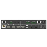 Conmutador de Presentación HDMI/USB-C 4K60 5x1 sin Interrupciones con HDBaseT 3.0, Alcance de 70m para Salas de Reuniones