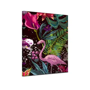 New arrivals Modern Tropical Canvas Print flamingo Wall Art Decorative Painting Decor painting and wall arts for Living Room