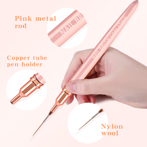 ชุดแปรงไลเนอร์สำหรับทำเล็บคุณภาพสูง รุ่น Fine Miniliner Plus สีชมพู สำหรับตกแต่งเล็บ - Product Image 5