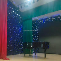 Guirlande lumineuse LED multicolore en forme d'étoile, lumières LED matricielles, blanc bleu et blanc chaud pour les mariages et les fêtes