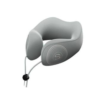 Almohada para el cuello en forma de U SKG, color gris, serie N1, primera generación, edición premium, masajeador de cuello alimentado por USB para viajes y uso doméstico - Product Image 1