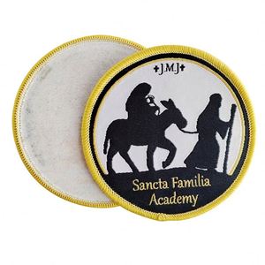 Patchs thermocollants auto-agrippants de haute qualité, avec bordure Merrow personnalisée, en tissu toile brodé, pour broderie de logos personnalisés sur casquettes - Product Image 3