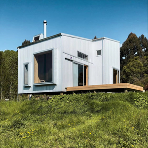 Maison en bois préfabriquée de 35 mètres carrés entièrement personnalisée et confortable avec <span class=keywords><strong>grenier</strong></span> à deux étages avec conception modulaire - Product Image 1