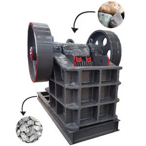 mineral energy mining pe400*600 diesel granite concrete stone jaw crusher with conveyor belt