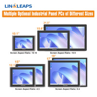Linkleaps 10.1 "ila 21.5" 8. 12th Gen I5 I7 endüstriyel Panel PC dokunmatik Panel PC endüstriyel bilgisayar ile çift 2.5GbE LAN IP65