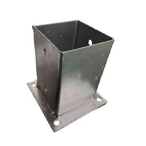 Heavy Duty Adjustable Grounded 50MM 6x6 Inch Metal Steel <strong>Fence</strong> <strong>Post</strong> Base Support <strong>Brackets</strong> <strong>for</strong> <strong>Concrete</strong> - Product Image 3