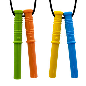 Sensory <strong>Chew</strong> Silicone <strong>Chew</strong> <strong>Necklaces</strong> for Kids with Autism ADHD - Chewy Oral Chewing Toys - Product Image 2