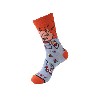 Divertido <span class=keywords><strong>Chucky</strong></span> adulto calcetín buenos chicos Anime Cosplay dibujos animados deportes novedad calcetines Navidad Festival uso diario - Product Image 2