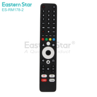 Télécommande vocale de remplacement ES-RM178-2 compatible avec les téléviseurs intelligents LED 4K Ultra HD Tu Tu 43N1 24F1 32Q1 40Q1