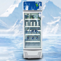 Congélateur vertical pour boissons, réfrigérateur à porte vitrée, refroidisseur visi-cooler à air, usage commercial, équipement de réfrigération pour boissons