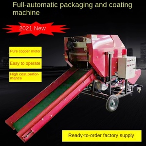 Presse à foin automatique pour tracteur à pied Mini machine à emballer d'ensilage - Product Image 5