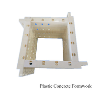 Panneau de coffrage en plastique ABS PVC PP réutilisable pour la construction, installation rapide et facile à démouler
