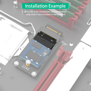 <span class=keywords><strong>M</strong></span>.<span class=keywords><strong>2</strong></span> <span class=keywords><strong>M</strong></span>-Key B + <span class=keywords><strong>M</strong></span> إلى me-Bus SATA-SSD محول تمديد بطاقة ThinkPad X270 X280 T470 T480 T580 مسلسلات متوفرة بالمخزون - Product Image 6