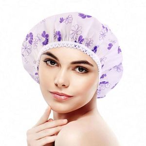 Bonnet de Douche Imperméable Grande Taille Pas Cher en Gros, Chapeau de Bain Hydrofuge Unisexe pour Plage et Activités Extérieures - Product Image 1