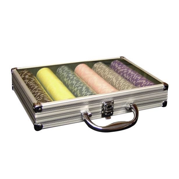 Customized Thickening Casino Suitcase Poker Container Manufacturer box 300pcs 500pcs 1000pcs 2000pcs Aluminum Poker Chips Case