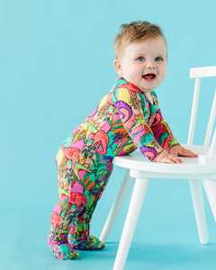 Pyjama en bambou cool à manches longues pour bébé prématuré dormeur enfants bébé garçon fille vêtements - Product Image 5