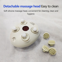 Nouveau masseur de tête de cuir chevelu de cheveux Vibration masseur de tête d'octoopus avec lumière rouge masseur de cuir chevelu facile à utiliser