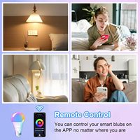 Bombilla LED Inteligente Antela E27 9W 1000Lm AC 85-265V Wi-Fi, Cambio de Color, Regulable, 2700-6500K, 25000 Horas, 2 Años de Garantía, CRI>90