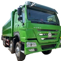 Powerful engine Sinotruk Howo Second-hand Dump Cargo Truck Tipper Truck 8*4 for Sale