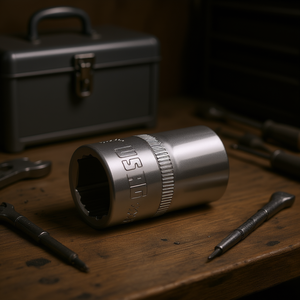 Enchufe 235 1/2 X Tamaño Métrico L Longitud B Profundidad Acabado Cromado - Product Image 3