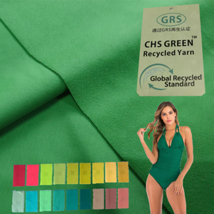 Roupa de banho reciclável com estampa de 4 vias personalizada, tecido ecológico com certificação oeko-tex 80 poliéster 20 spandex