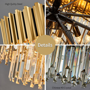 Plafonnier en chaîne de perles, suspendu au Design <span class=keywords><strong>Art</strong></span> déco, disponible en or Rose ou blanc, motif étoile, chaîne en perles, motif papillon - Product Image 6