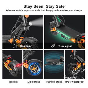 Scooter Eléctrico de Fábrica China, Motor de 500-1000w, Modelo T8, Autonomía de 40/80km, Velocidad Máxima de 60km/h, para Adultos - Product Image 6