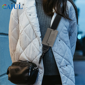 Herhangi bir Model kamera ve Video çantaları için fotoğraf cep aksesuarları ile çok fonksiyonlu PU deri kamera askısı - Product Image 6
