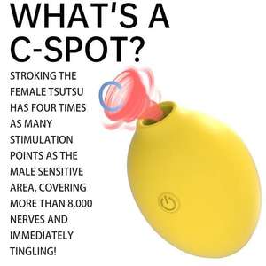 Vibratore a Forma di Limone per Donne, Stimolatore Clitorideo e del Capezzolo, Ricaricabile USB, in Silicone, Giocattolo Sessuale per Masturbazione Femminile, 10 Velocità - Product Image 6