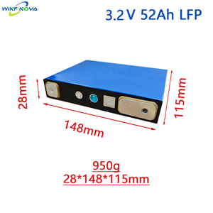 5000サイクル IP65 密閉設計 <span class=keywords><strong>3.2V</strong></span> 52Ah LiFePO4 角柱型リチウムイオン電池 高エネルギー密度 モジュール式電池セル CE - Product Image 6