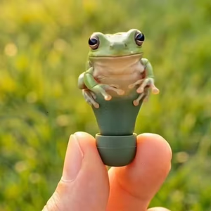 Audífonos Inalámbricos TWS Portátiles con Diseño de Animales en 3D, Audífonos con Orejas de Rana - Product Image 4