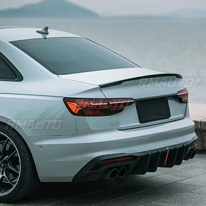 สปอยเลอร์หลังสำหรับ Audi B9 A4 S4 Sedan ปี 2016-2024 สีดำเงา ABS สำหรับติดตั้งท้ายรถ ชุดแต่งสปอยเลอร์หลังคา  อุปกรณ์ตกแต่งรถยนต์ - Product Image 6