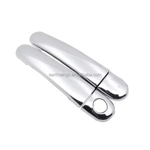 Para SEAT <span class=keywords><strong>LEON</strong></span> 2005-2012 Accesorios de Estilo para Coche Juego de Cubiertas Cromadas para Manijas de Puerta <span class=keywords><strong>MK2</strong></span> 1P FR FR+ <span class=keywords><strong>Cupra</strong></span> 2008 2009 2010 - Product Image 1