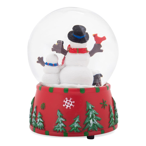 Cardenal hecho a mano 100 MM Navidad globo de nieve juega <span class=keywords><strong>Frosty</strong></span> el muñeco de nieve regalo de recuerdo - Product Image 5