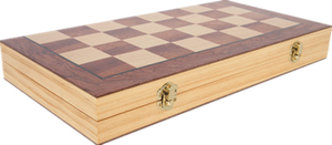Chess Armory - Juego de Ajedrez Magnético de 15 x 15 Pulgadas, Tablero Plegable con Incrustaciones de Nogal, Tablero de Madera Staunton, Caja de Ajedrez para Niños - Product Image 2