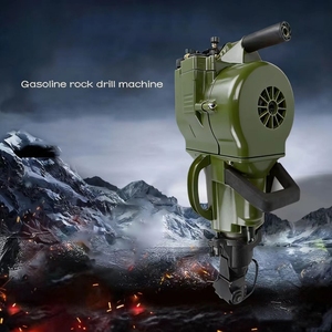 Handheld Internal Combustion Rock Drill Gasoline Core Drilling <strong>Rig</strong> for Cement Road Rock Hole Punching Oil Crusher Drilling - Product Image 2