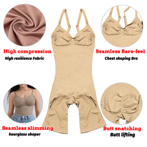 Body Moldeador de Una Pieza de Talla Grande, de Alta Compresión, Sin Costuras, Levanta Glúteos, Ropa Interior Moldeadora, Prendas Reductoras - Product Image 2