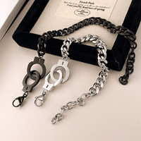 Collier tendance pour couple Zhongzhe, cadeau de la Saint-Valentin, créatif, pour homme et femme, plaqué or 18 carats, acier inoxydable, résistant à l'eau, sans ternissement