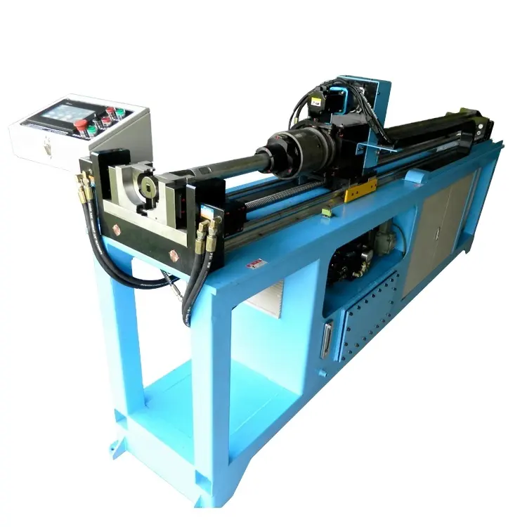 CNC steel tube punching machine to punch holes at any positions and angles