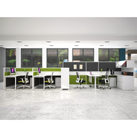 Haute qualité bureau cabine modulaire bureau poste de travail diviseur espace ouvert bureau pour personnel poste de travail Tables de bureau