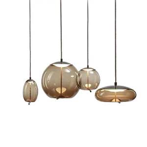 <span class=keywords><strong>Suspension</strong></span> LED Moderne Corde de Chanvre en Verre Style Nordique Design pour <span class=keywords><strong>Salle</strong></span> à <span class=keywords><strong>Manger</strong></span> Chambre Bar Décoration Loft <span class=keywords><strong>Luminaire</strong></span> - Product Image 4