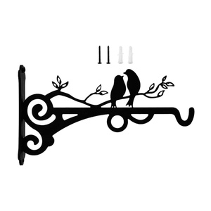 Heavy Duty Hanging <strong>Planter</strong> Brackets Wall Mount Durable Decorative <strong>Planter</strong> <strong>Hangers</strong> for <strong>Fence</strong> Ornaments Wind Chimes Garden Balcony - Product Image 1