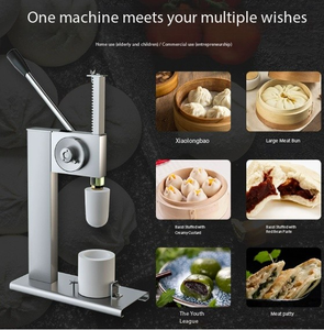 Manual Momo Maker <strong>Machine</strong> Big Plate Dough Pressing Stretching Snack <strong>Machine</strong> for <strong>Pizza</strong> Pancake Bun Baozi Skin Sealing - Product Image 6