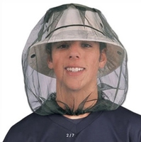Precio barato al por mayor Mosquito abeja insecto malla cabeza cara Protector pesca caza red sombrero máscara gorras